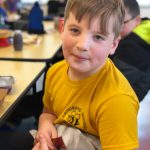 student smiling