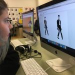 vector art student drawing