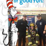 career day firemen and child